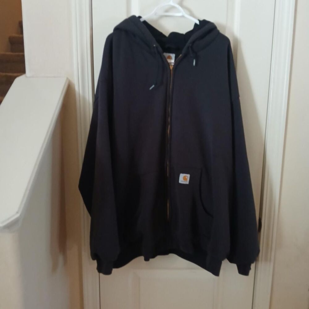 Vintage Y2K Carhartt Thermal-Lined Hooded Jacket Full-Zip Hoodie 3XL Gorpcore